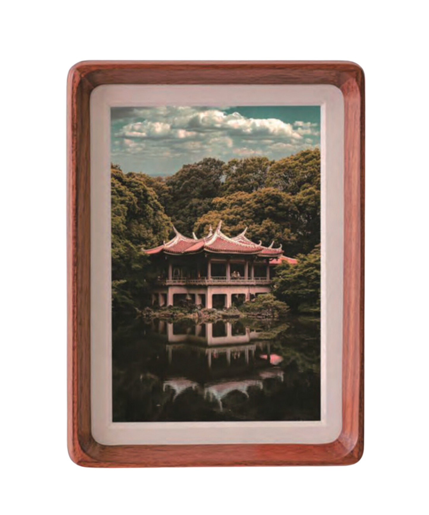 Walnut/Teak Solid Wood Picture Frame