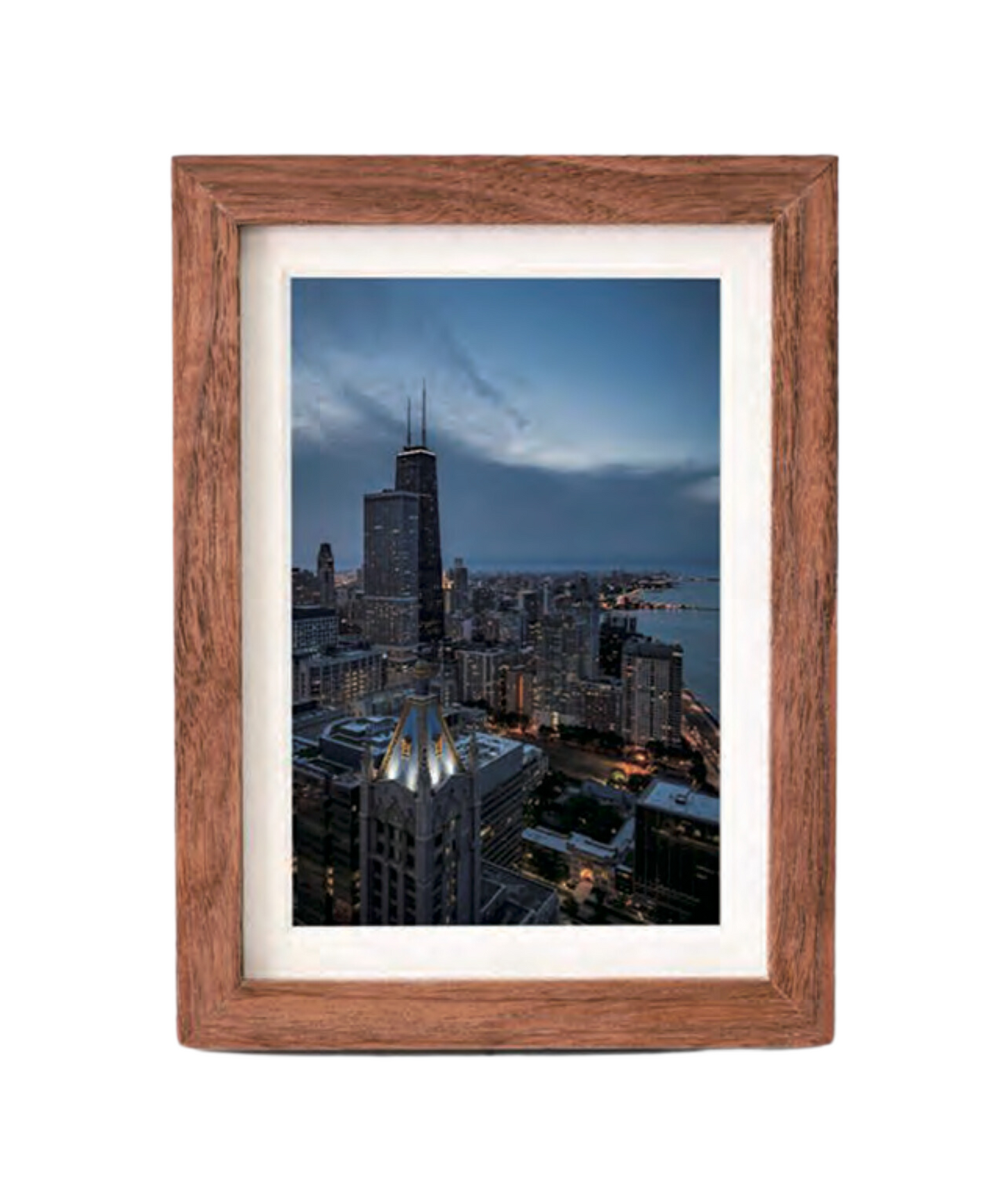 Triple Color Natural Wood Picture Frame