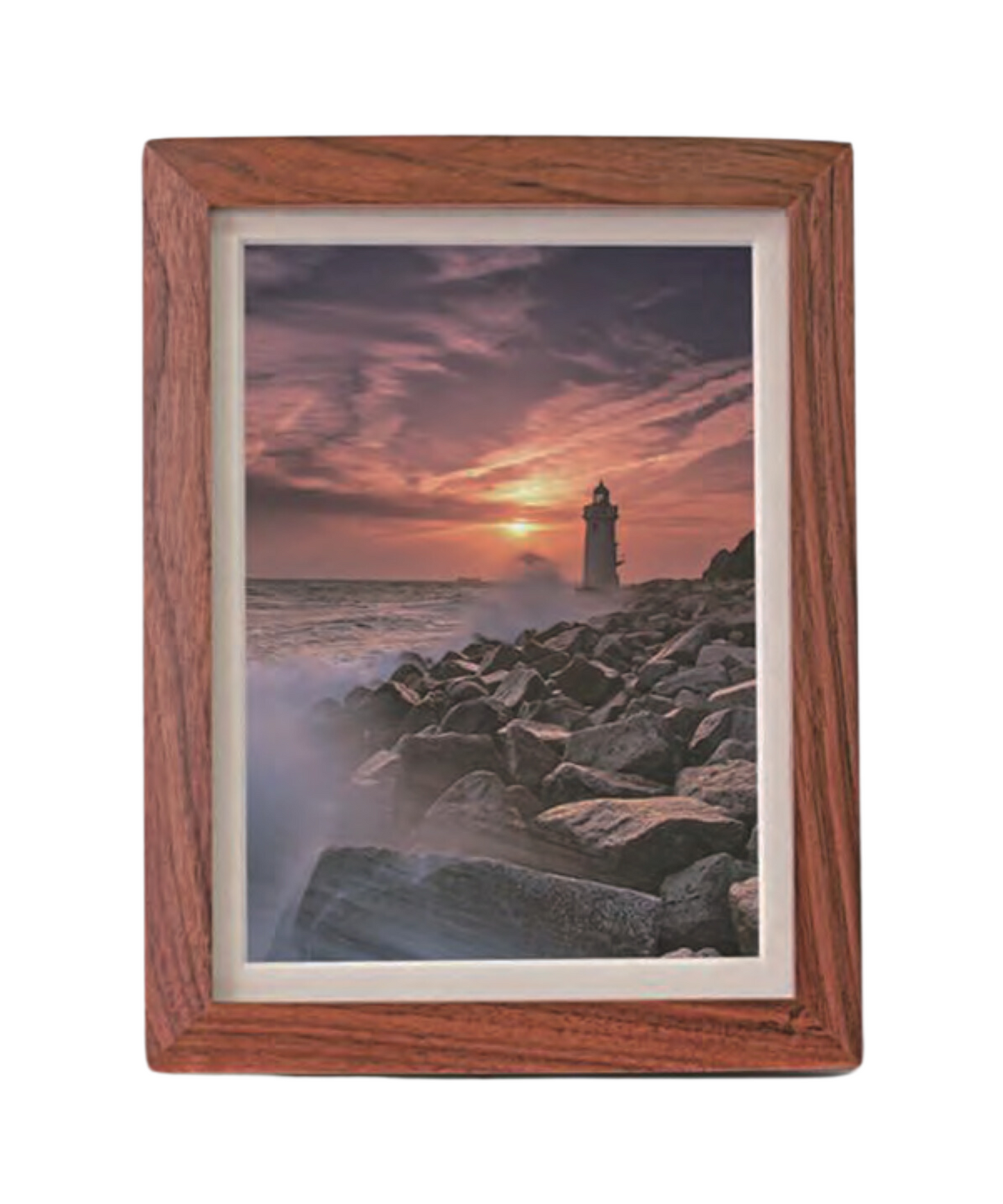 Curved Surface Solid Wood Picture Frame