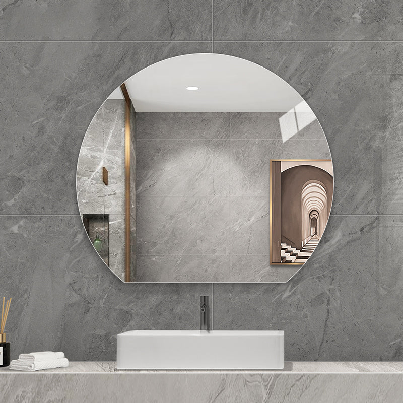 Dawn Circle Frameless Mirror