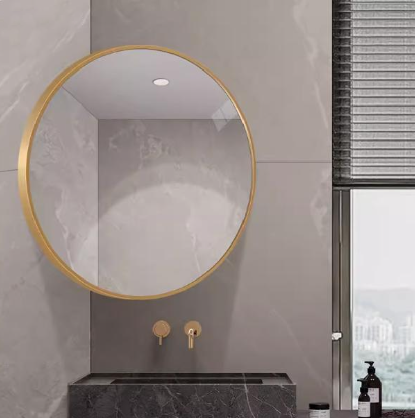 Full Moon Alloy Rotating Mirror