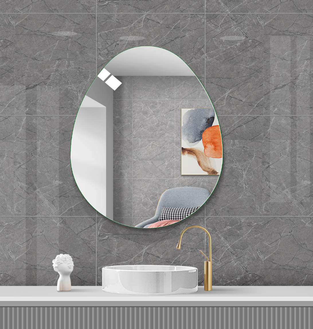 Perfect Egg Frameless Mirror