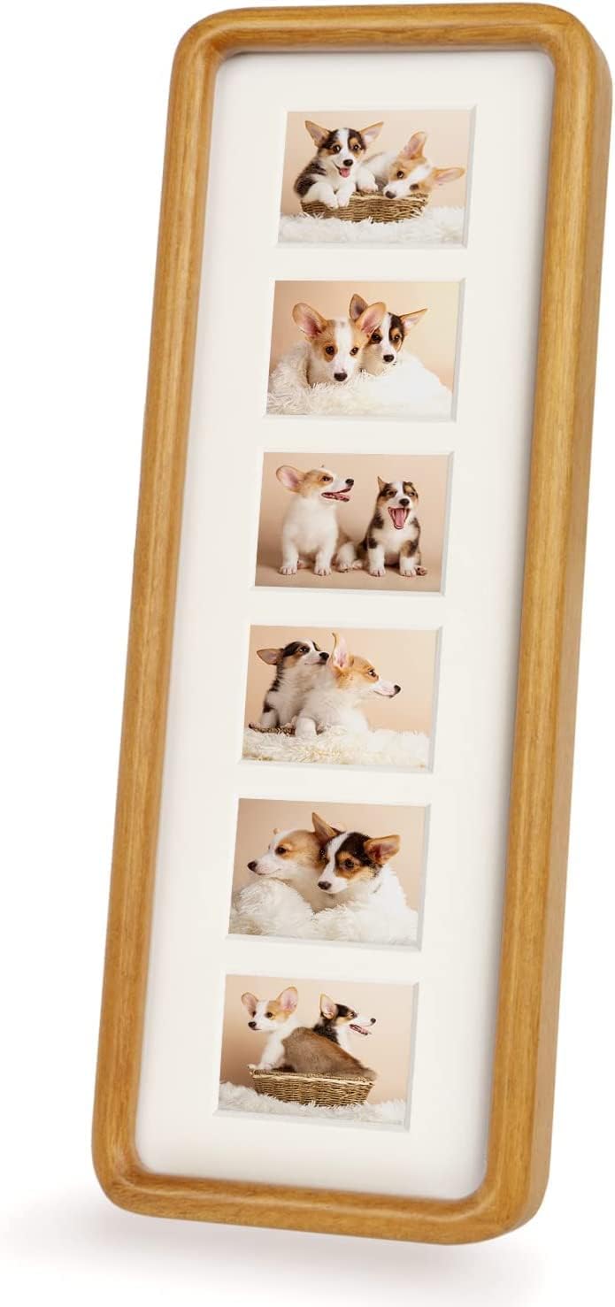 Solid Wood Collage Picture Frame Multi Openings Photo Frame