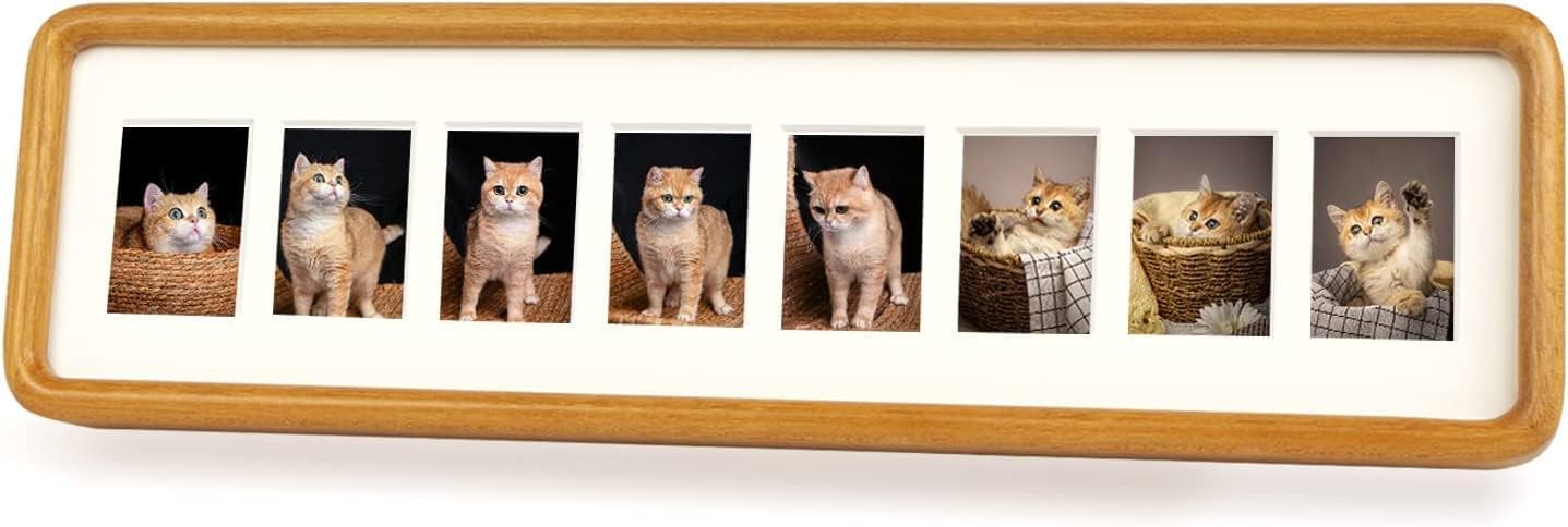 Solid Wood Collage Picture Frame Multi Openings Photo Frame