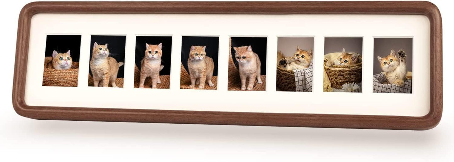 Solid Wood Collage Picture Frame Multi Openings Photo Frame