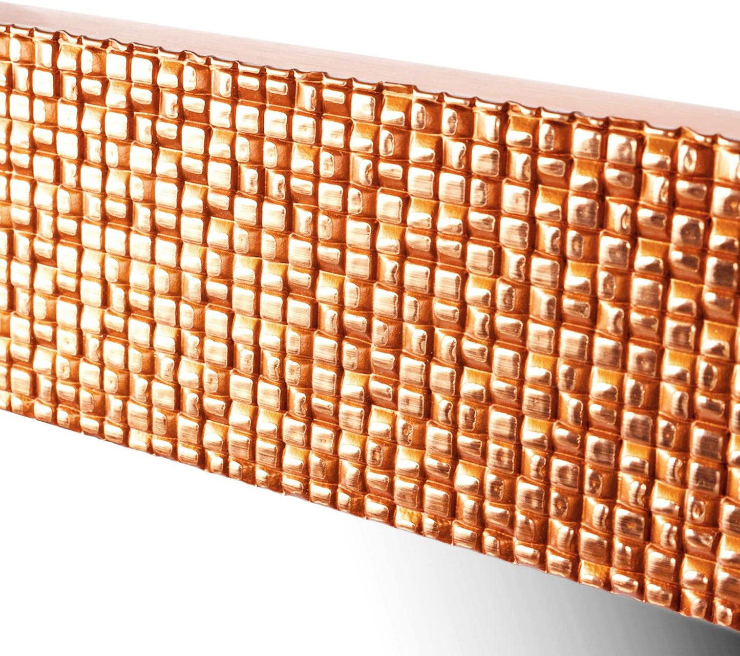 Copper Mosaic Textured PS Frame Mirror