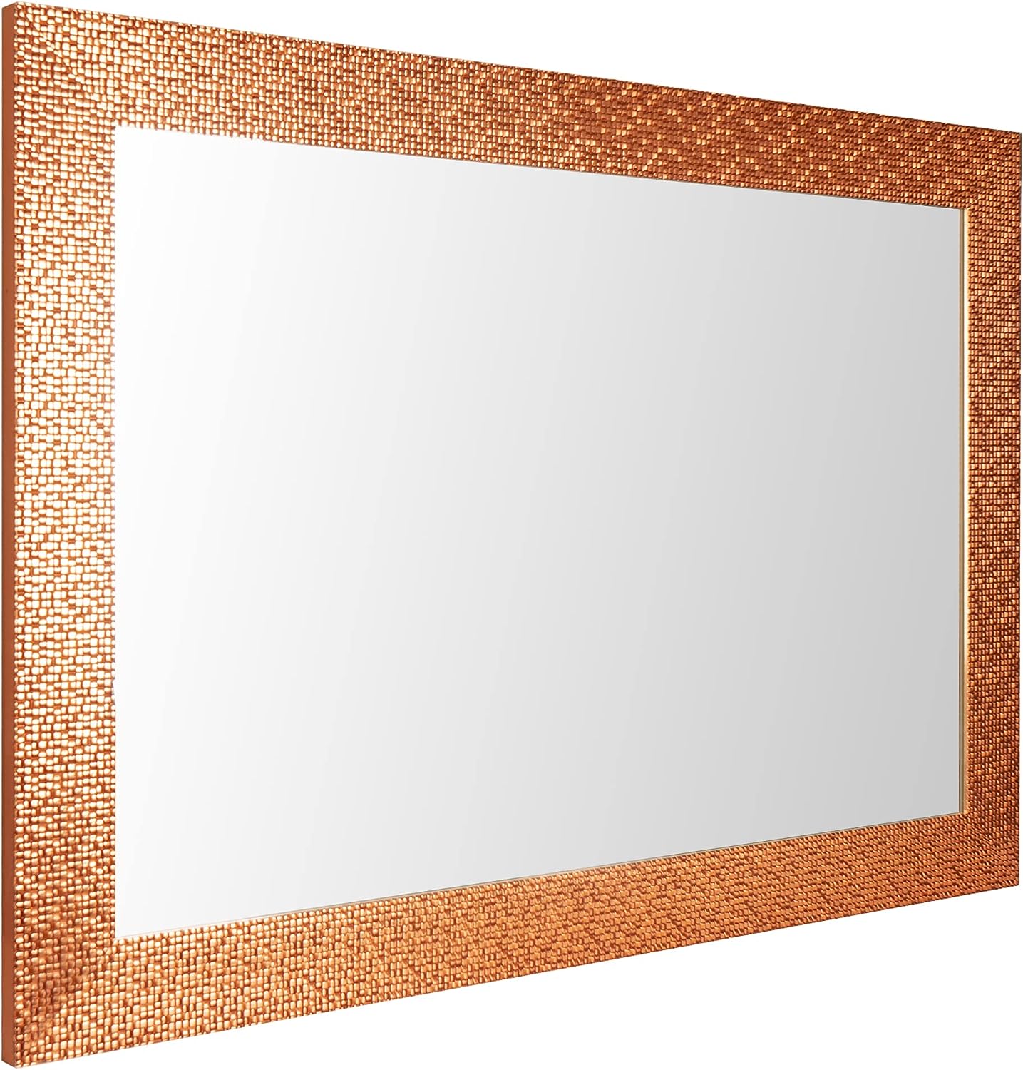 Copper Mosaic Textured PS Frame Mirror