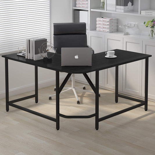 H&A 55-Inch L Shaped Desk