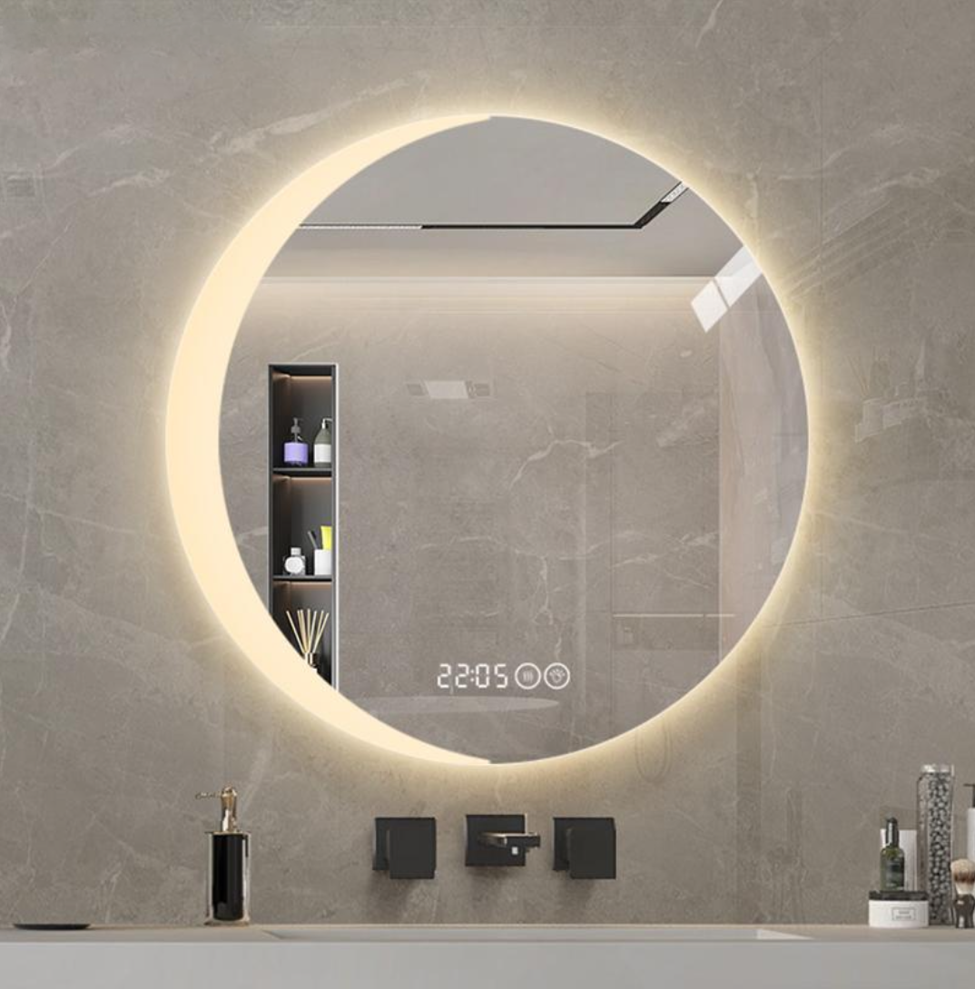 LED Modern Full Moon Special Front Light Frameless Mirror